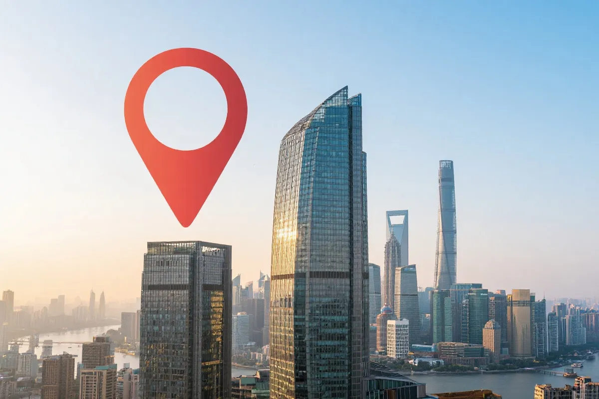 联系与办公地址示意